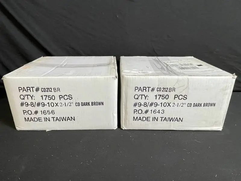 C-Deck CD212B Composite Deck Screws 9x2-1/2 Brown Ceramic Coated - 2 Boxes (3,500 pcs)