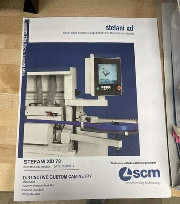 Used 2020 SCM STEFANI XD Edge Banders Arizona US | MachineryMax #1444992