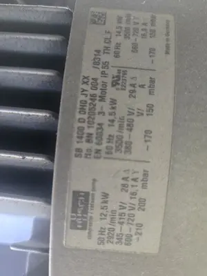 USED Busch SB-1400-D-0H0-JY-XX