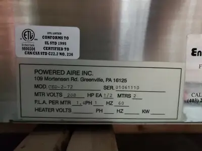 USED POWERED AIRE CED-2-72