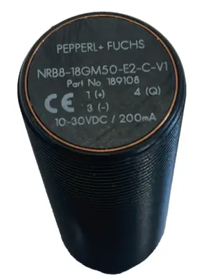 NEW PEPPERL+FUCHS 189108 PROXIMITY SWITCH NRB8-18GM50-E2-C-V1