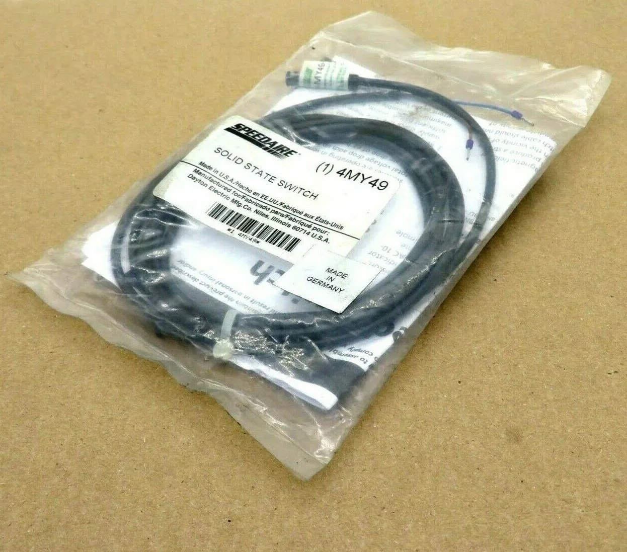 NEW SPEEDAIRE 4MY49 SOLID STATE SWITCH