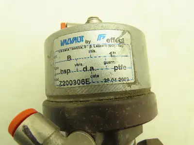 Valvaut Effepi Z200306E Pneumatic Air Controlled Globe Valve 1" NPT PTFE Bronze
