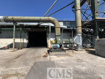USED COMPLETE WOOD WASTE LINE BMM, CHIPMASTER, PEERLESS