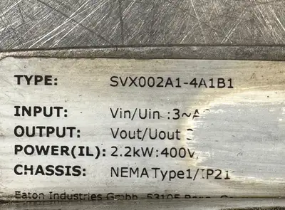 Eaton SVX002A1-4A1B1 Nema Type 1/IP-21 (7.5.3)