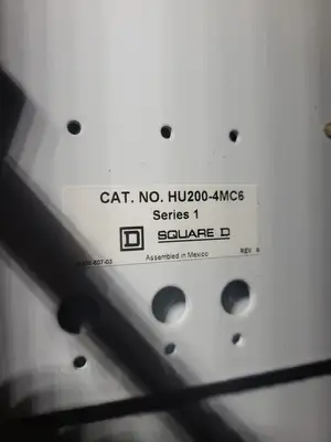 USED SQUARE D MODEL 6