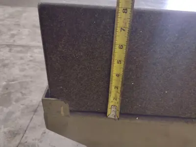 60" X 36" X 8" CHALLENGE GRANITE TABLE: STOCK #22834
