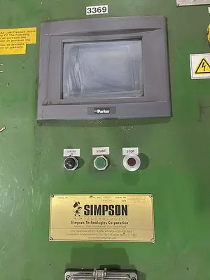 USED 2011 SIMPSON HARTLEY CONTROL PANEL