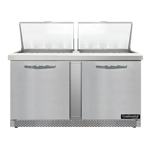 Continental SW60N24M-FB 60" Sandwich/salad Prep Table W/ Refrigerated Base, 115v
