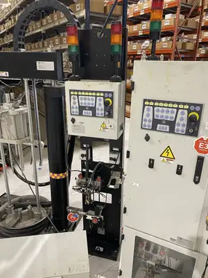 SCA | Atlas Copco  Adhesive Drum Dispensing System, Pumps and Controls - Used