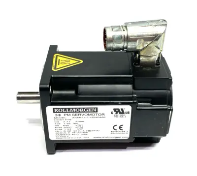 USED KOLLMORGEN 3-PHASE PM SERVOMOTOR 2.71 ARMS, 6000RPM