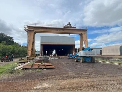 USED 150 TON DOUBLE GIRDER MOBILE GANTRY CRANE Cranes, Gantry, Bridge Type