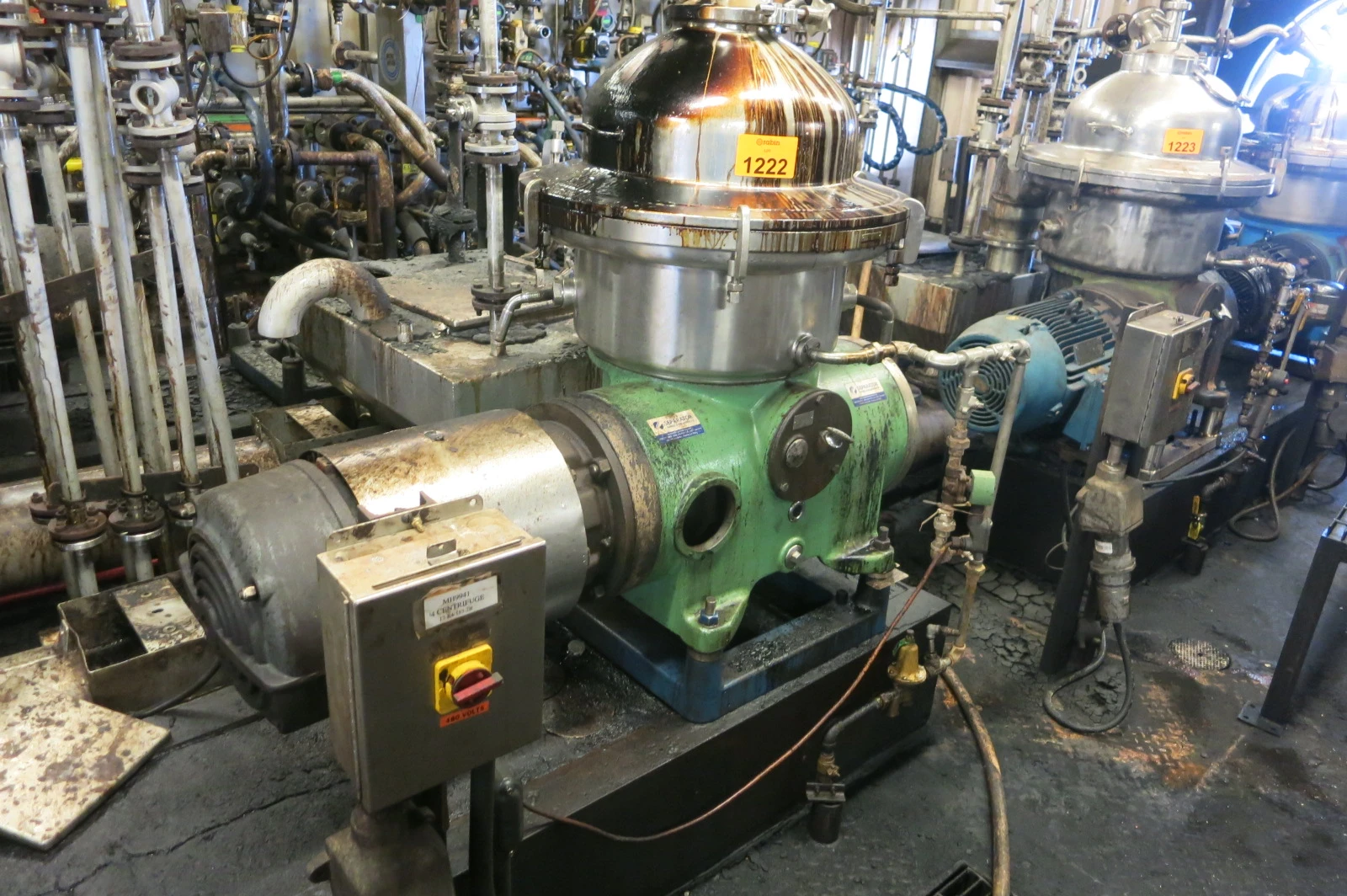 Westfalia SAMR 5036 Separator, 20 HP, 6400 RPM, Desludger