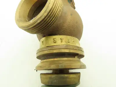 Johnson Controls V-3752-6009 1" Steam Union Angle Valve 3-6 PSI *READ*