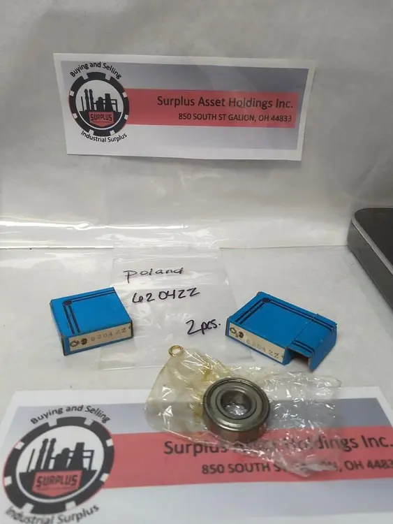 New | in-Stock POLAND 6204ZZ Bearings | Surplus Asset Holdings #1195864