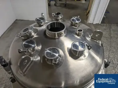 USED A&M Process 500 Liter A&B Process Receiver Tank, 316 S/S, 44/150#
