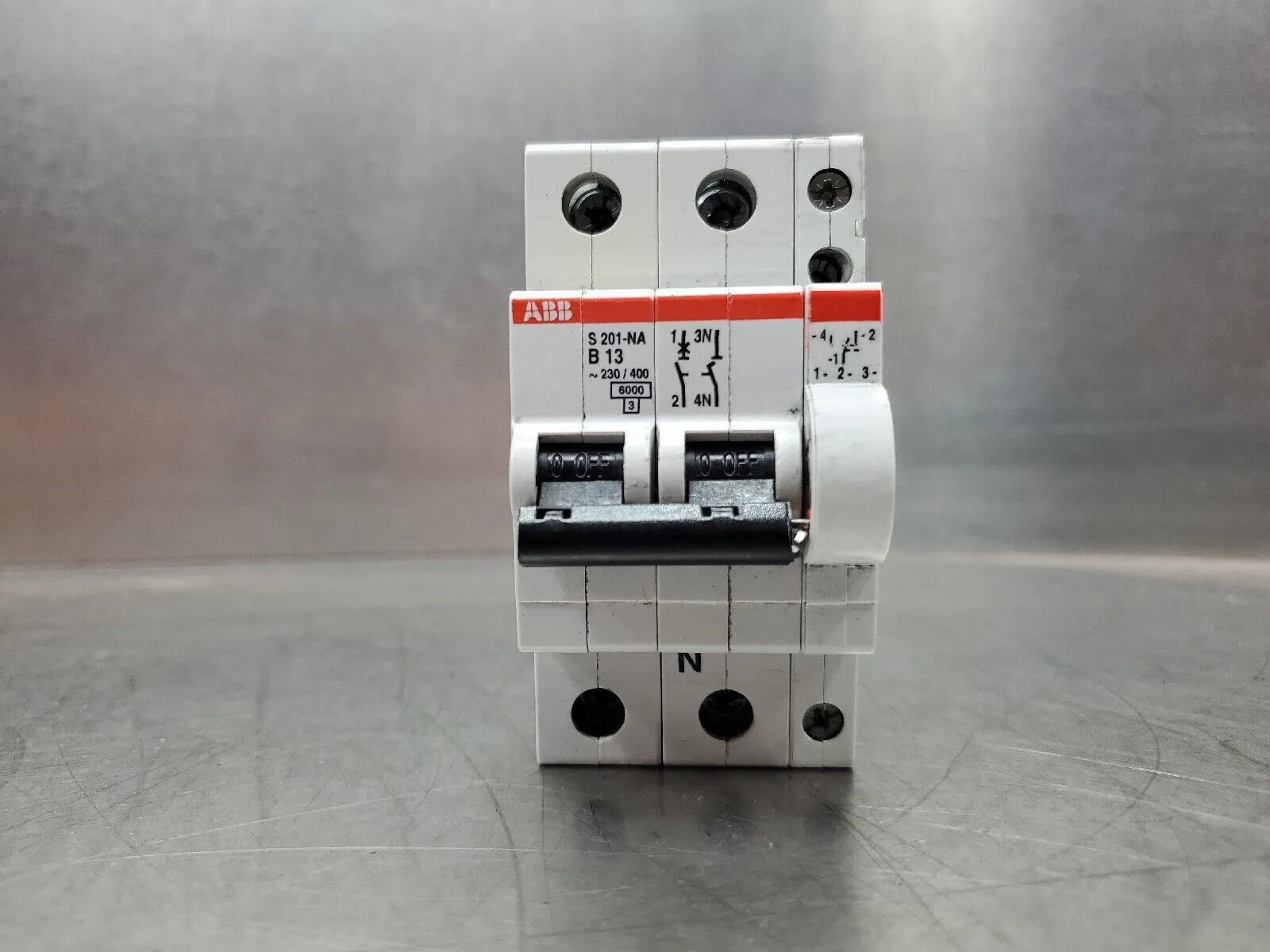 ABB 2-Pole 13A S 201-NA B13 230/400 Circuit Breaker. 4G