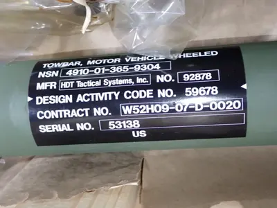 Used HDT TACTICAL SYSTEMS INC 4910013659304 Material Handling (misc) Ohio US | HGR 24 #927758