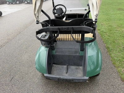 (1) 2015 E-Z-Go golf cart with a Kawasaki gas engine, includes canopy, fold-down windshield, and bal...