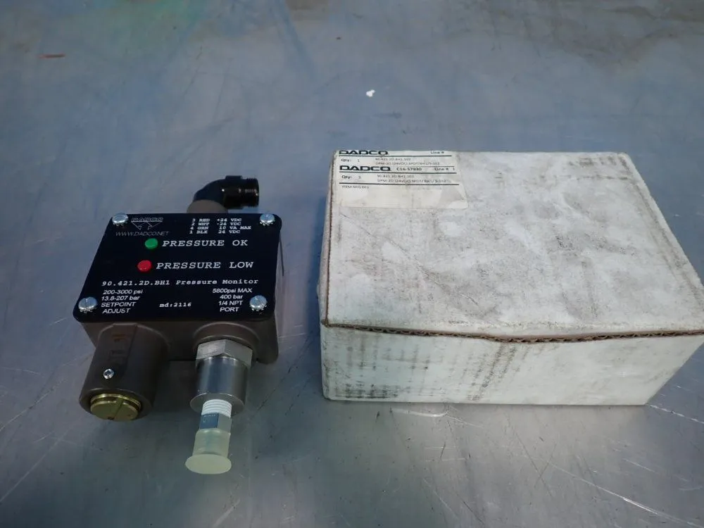 New | in-Stock BARKSDALE 90484N Pressure Switches Ohio US | HGR 24 #879688
