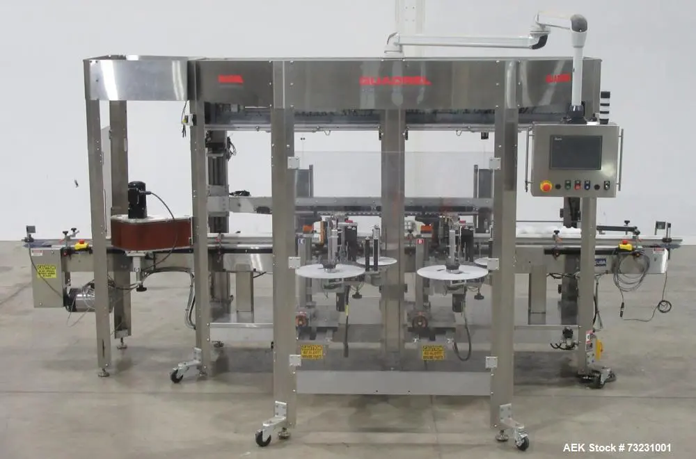 Used QUADREL ZDT PROLIN Labelers Illinois US | Aaron Equipment #87185