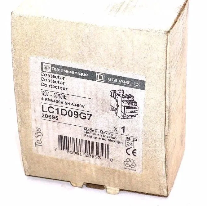 NEW TELEMECANIQUE LC1D09G7 CONTACTOR