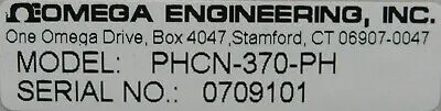 USED OMEGA PHCN-370-PH METER PHCN370PH