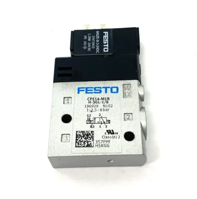 USED FESTO SOLENOID VALVE 3/2-WAY MONOSTABLE 196929