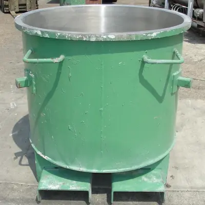 SPC6799  Mixer and Blender 125 gallon Ross change can Stainless Steel 39.25" inside diameter 31.5" inside height