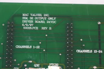 USED MAC VALVES 50035.PCB DRIVER BOARD 50035