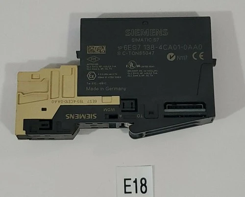 Used SIEMENS 6ES7 138-4CA01-0AA0 PLC Processors Indiana US | J&J Industrial Supply #517561