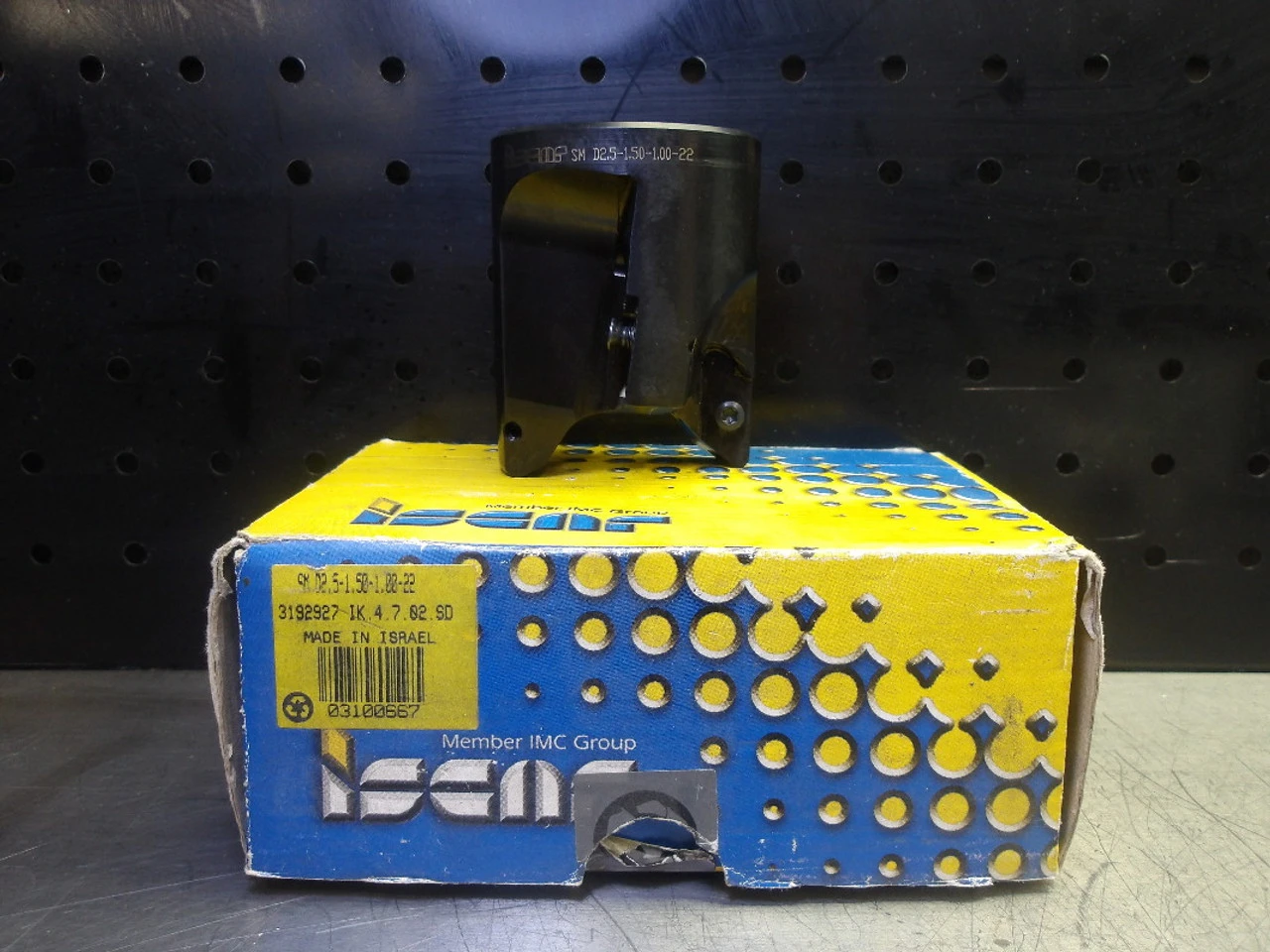 Iscar 2" Indexable Extended Flute Facemill 1" Arbor SM D2.5-1.50-1.00-22 (LOC3558B)