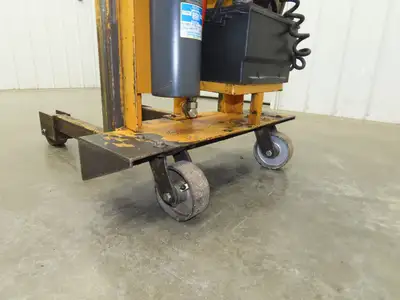 Langley BHLD Walk Behind Pallet Lift Truck 200lb 12V Straddle Platform 70" Lift
