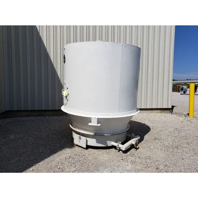 Used 175 cu/ft KISE Air Pad Bin Bottom Receiving Hopper