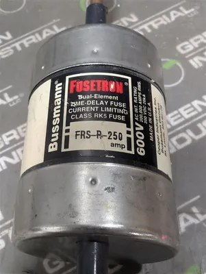 Bussmann FRS-R-250 Fusetron Dual Element Time Delay Fuse 250A Used
