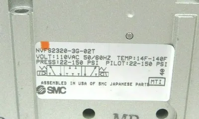 NEW SMC NVFS2320-3G-02T VALVE NVFS23203G02T