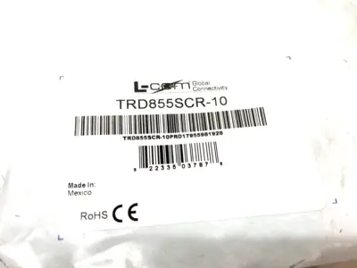 NEW L-COM CAT5E SHIELDED ETHERNET CABLE ASSEMBLY DOUBLE ENDED