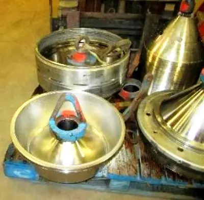 Alfa-Laval CRPX 714 HGV-14C peel oil separator, 316SS.