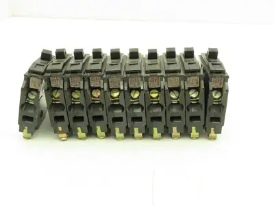 Square D QHB 120 Circuit Breaker 20A 1Ph 120V Lot of 10