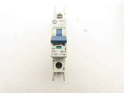 Allen Bradley 1489-A1D150 Circuit Breaker 1 Pole 15A Lot of 9