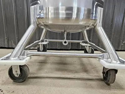Used 66 Gallon Tank (Vessel), 316 Stainless Steel, Full Vacuum