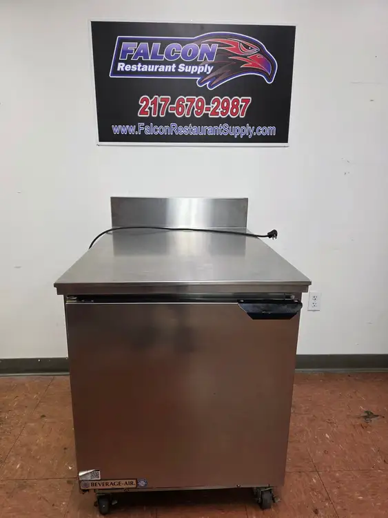 Used Beverage Air Used 27" Beverage-Air WTF27A-24-23 Stainless Compact Worktop Freezer 120V - SU Worktop Freezers Illinois US | Falcon Restaurant Supply #1374307