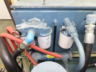 Oilgear Hydraulic Power Unit 90.9 GPM 3000 PSI 70 Hp Triple Pump 120 Gal