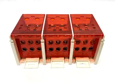 BDBLCS4K3FS | Burndy  3-Pole Power Distribution Block 600V 620A CU9AL - New Other
