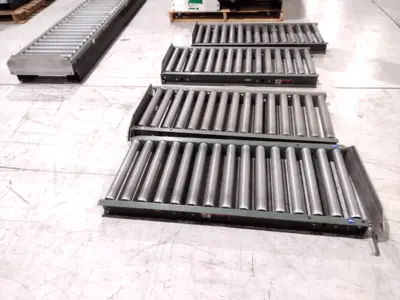 Used Hytrol Medium Duty Gravity Roller Conveyor LOT OF 95 FT Roller Conveyors Michigan US | Maverick Industrial Sales #1398692