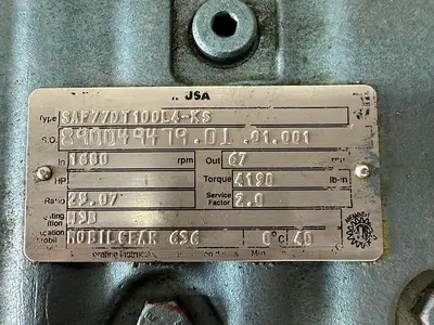 Sew-Eurodrive 5 HP Motor w/ Gear Reducer