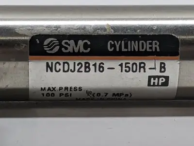 NCDJ2B16-150R-B | SMC  Round Body Pneumatic Cylinder 16mm Bore 150mm Stroke - Used