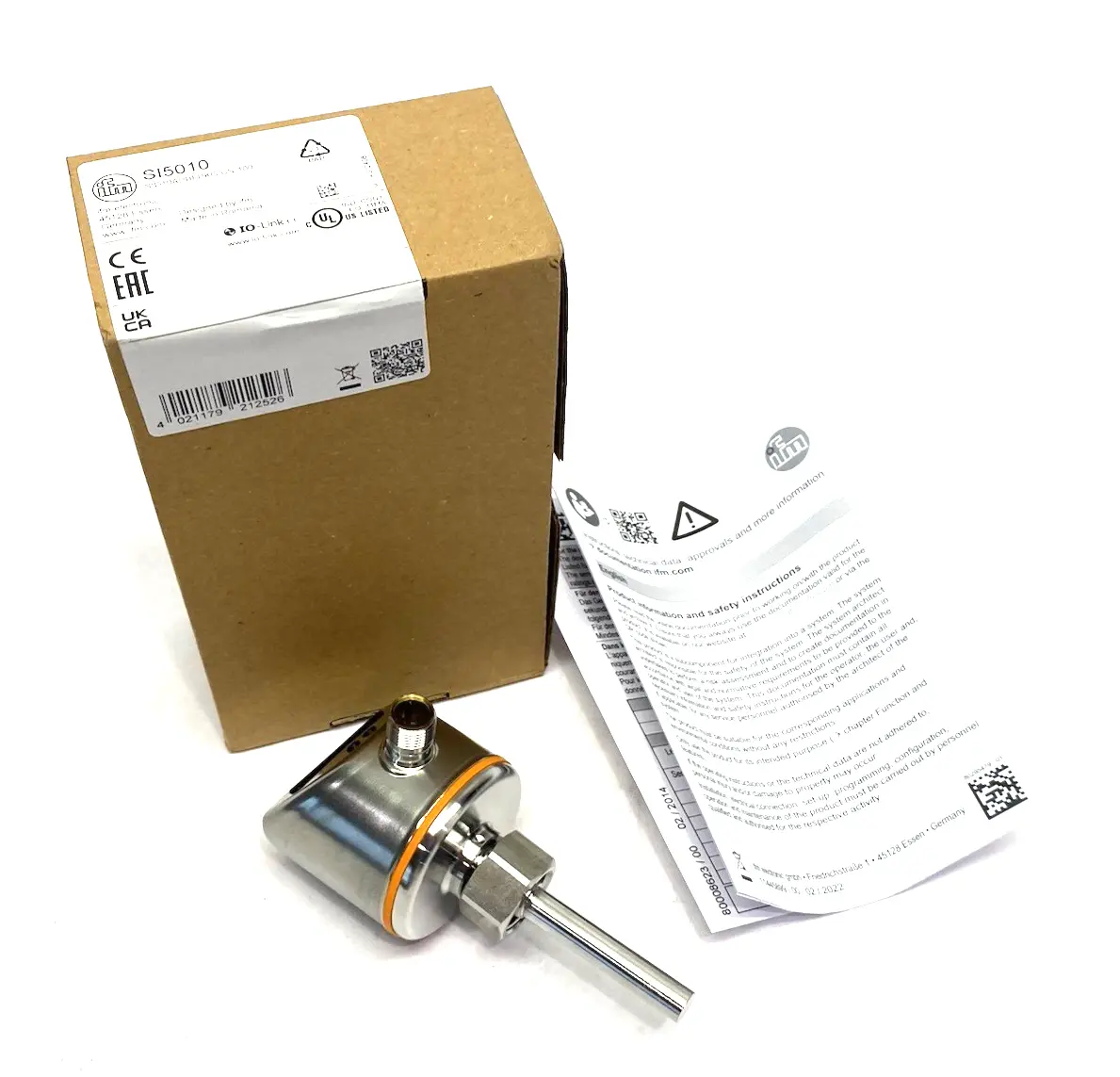 New | in-Stock ifm Flow Monitor for Liquid/Gas, Bar Graph Display, SID10ADBFPKG/US-1 Flowmeters Michigan US | Maverick Industrial Sales #1461056