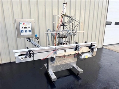 Acasi 8 Head Inline Piston Filler Model PI3300