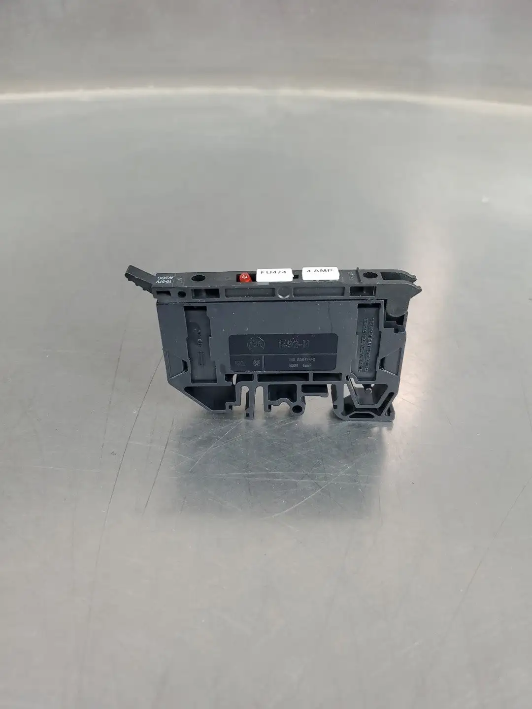 Used Allen-Bradley 1492-H DIN Fuse Holder w/4 Amp Fuse Fuse Accessories South Carolina US | Palmetto Automation #1519733